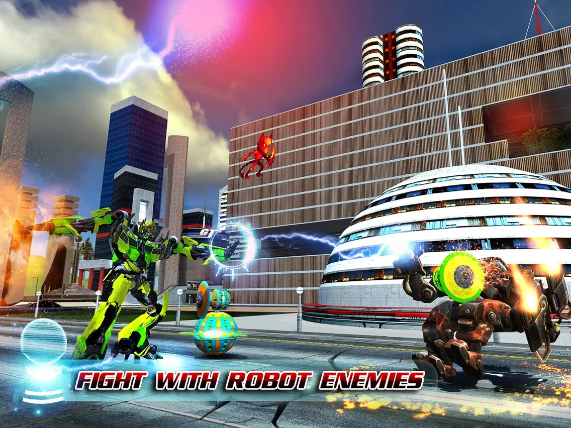 Transforming Robot Ball War iPad  Screenshots
