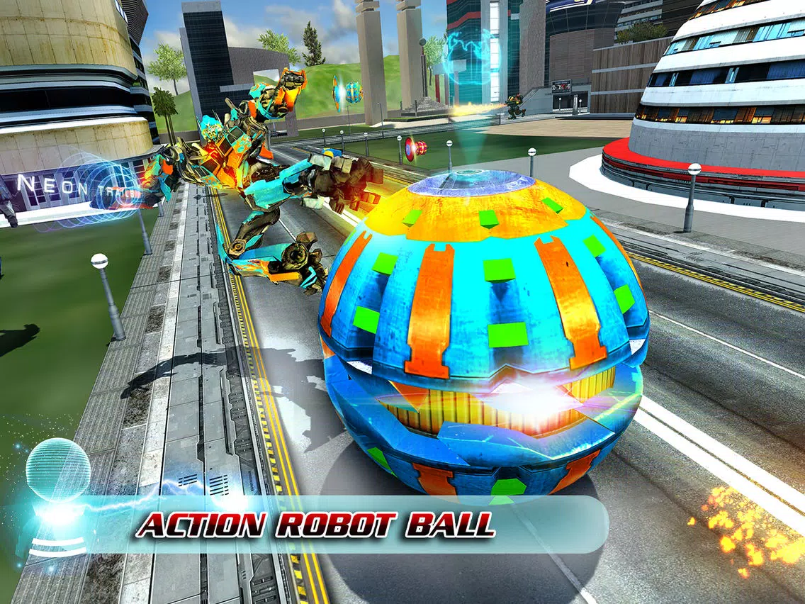 Transforming Robot Ball War iPad  Screenshots