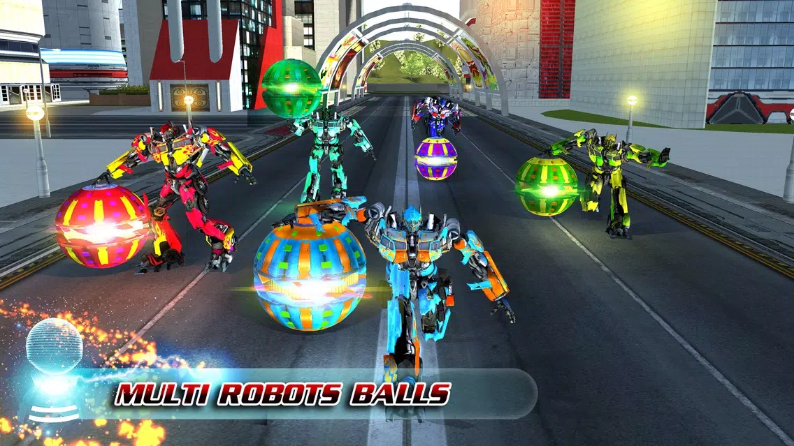 Transforming Robot Ball War Screenshots