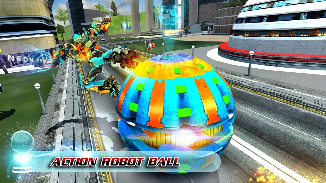Transforming Robot Ball War Screenshots