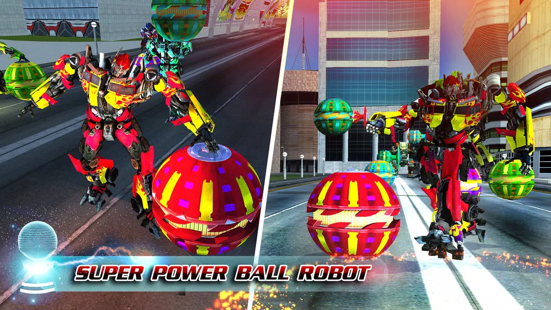 Transforming Robot Ball War Screenshots
