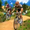 Downhill Traveling On Bicycle