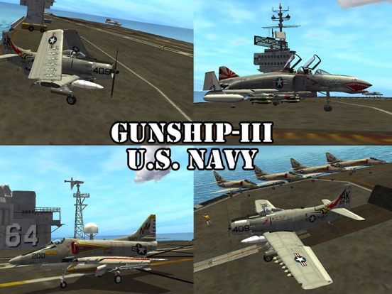 Ảnh chụp màn hình của Gunship III - Combat Flight Simulator - U.S. Navy iPad 