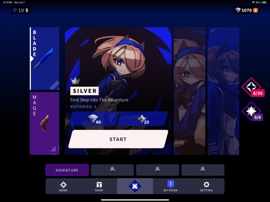 Phantom Rose 2 Sapphire iPad Screenshots