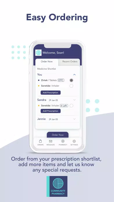Community Pharmacy Screenshots