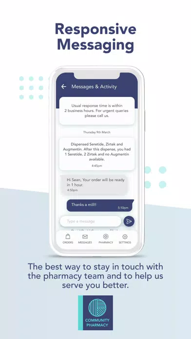 Community Pharmacy Screenshots