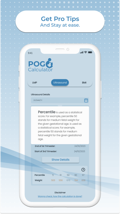Screenshot di Gestational Age - Pharmapedia