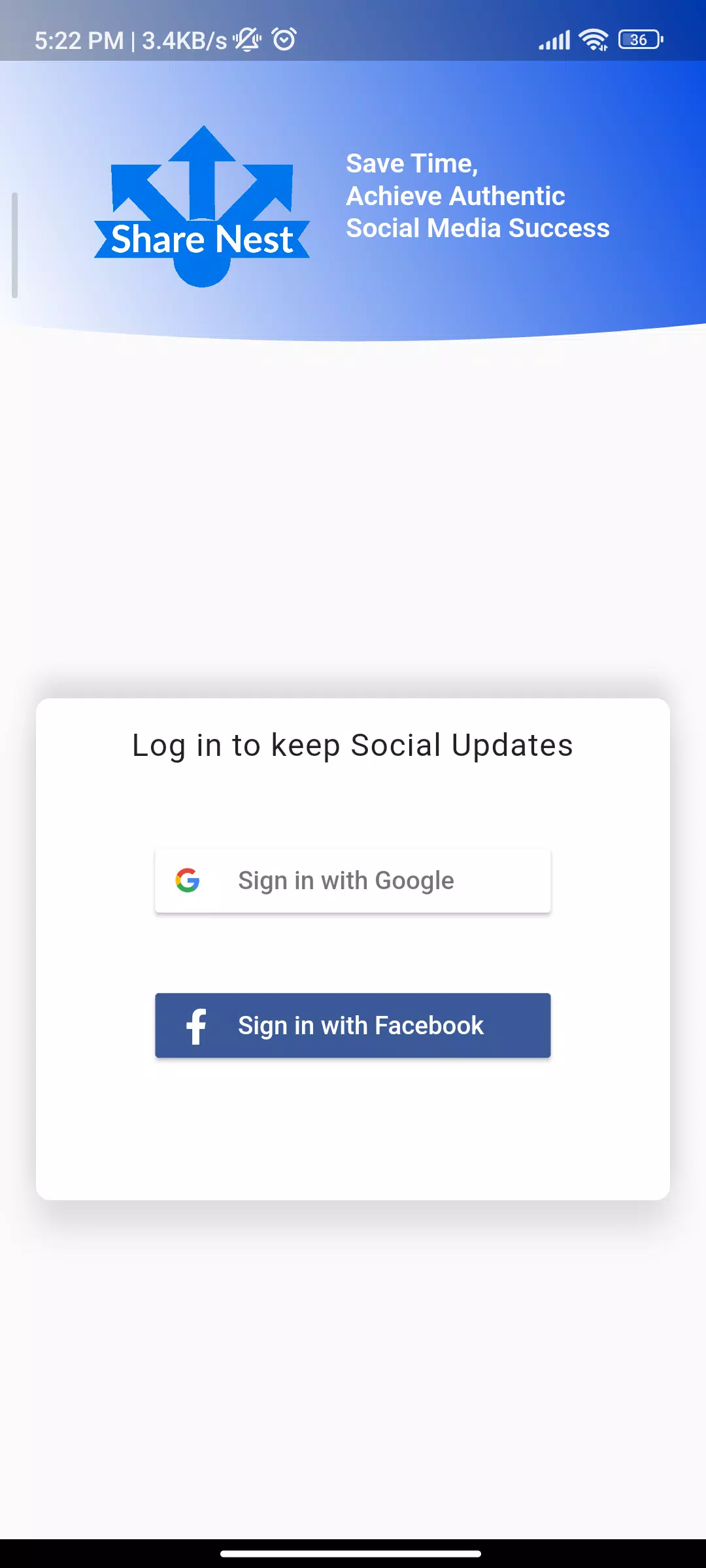 Share Nest Screenshots