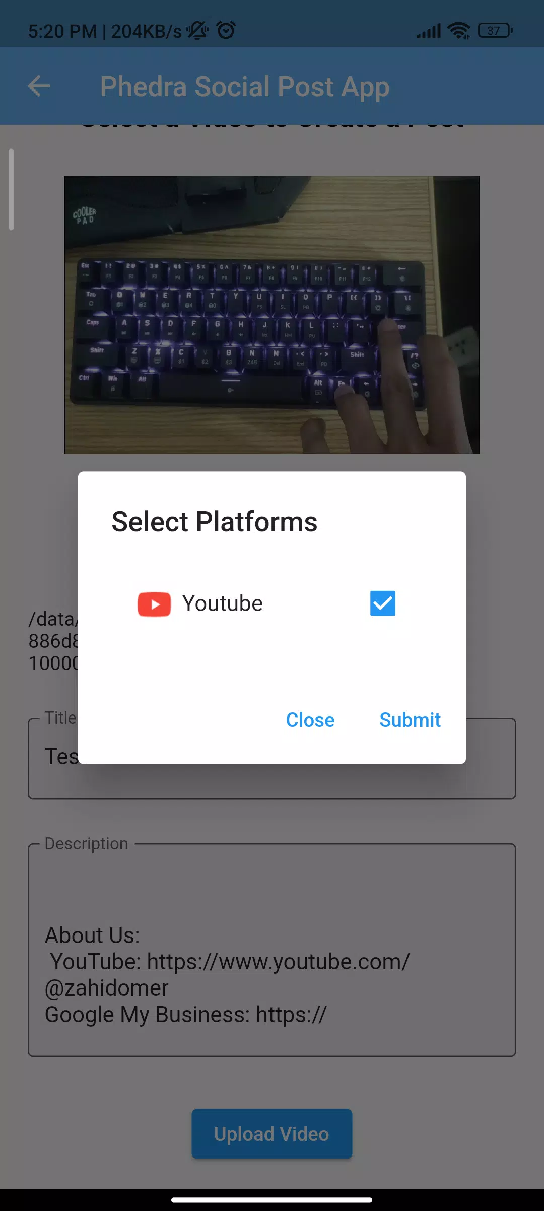 Share Nest Screenshots