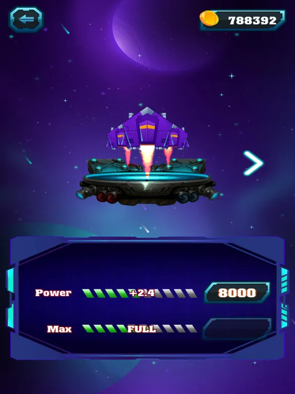 Alien Battle Airplane War Game iPad 应用截图