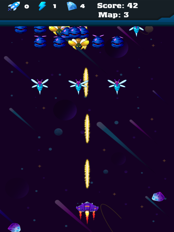 Alien Battle Airplane War Game iPad  スクリーンショット