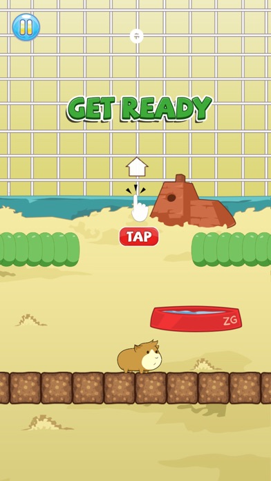 Tangkapan skrin Guinea Pig Escape! - Jump Fall Cage Hero