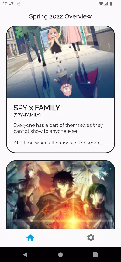 Anime Browser Screenshots