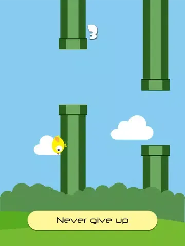 Screenshot di Paper Bird - The impossible adventure of a clumsy bird iPad 