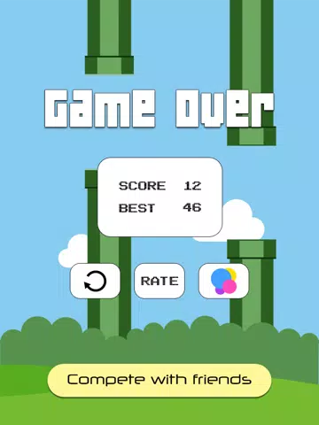 Paper Bird - The impossible adventure of a clumsy bird iPad  스크린샷