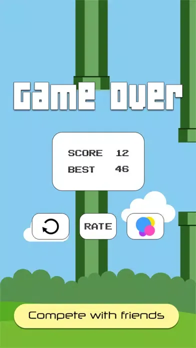 Screenshot di Paper Bird - The impossible adventure of a clumsy bird
