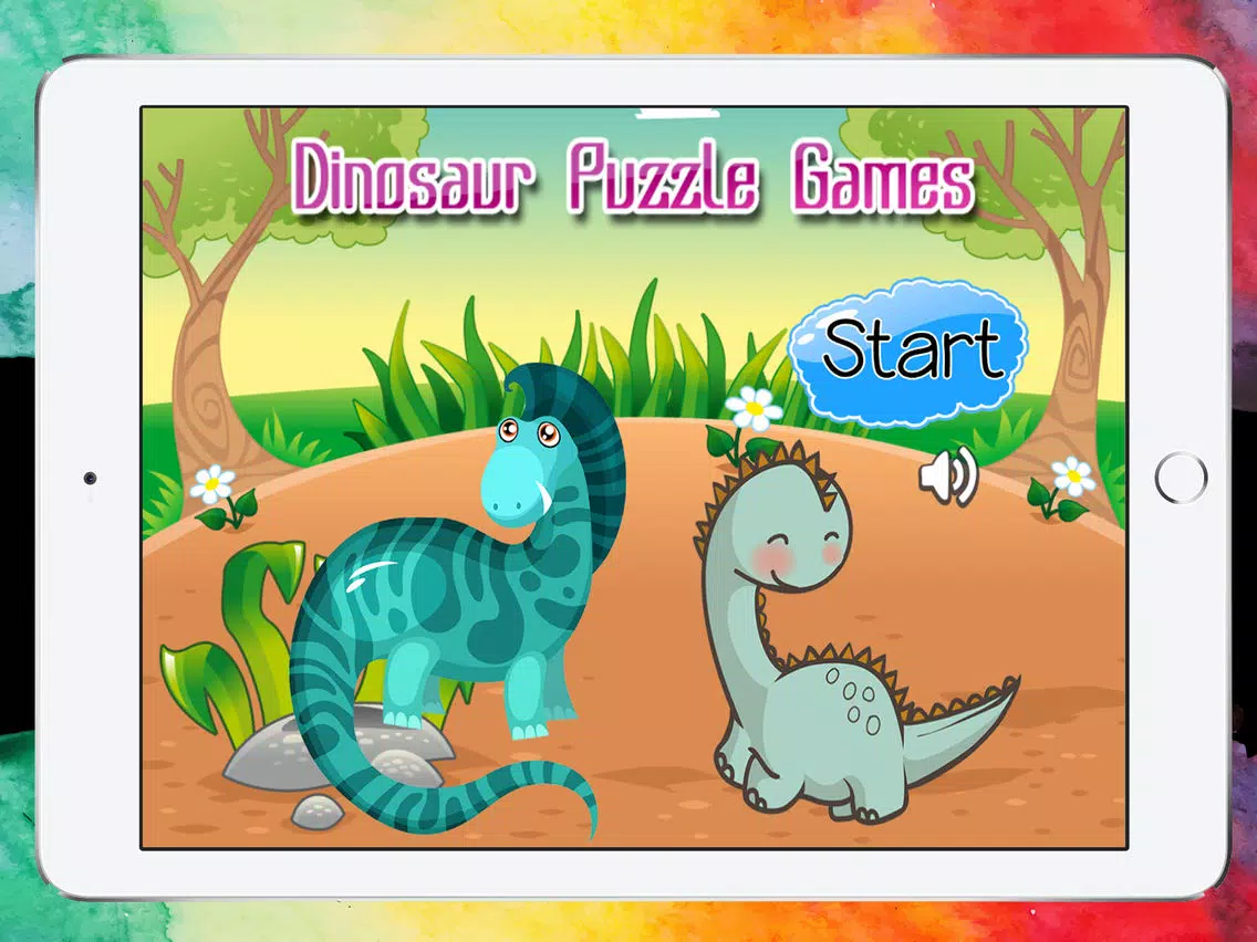 Ảnh chụp màn hình của Dinosaur Photo Matching Card game for Preschool Free iPad