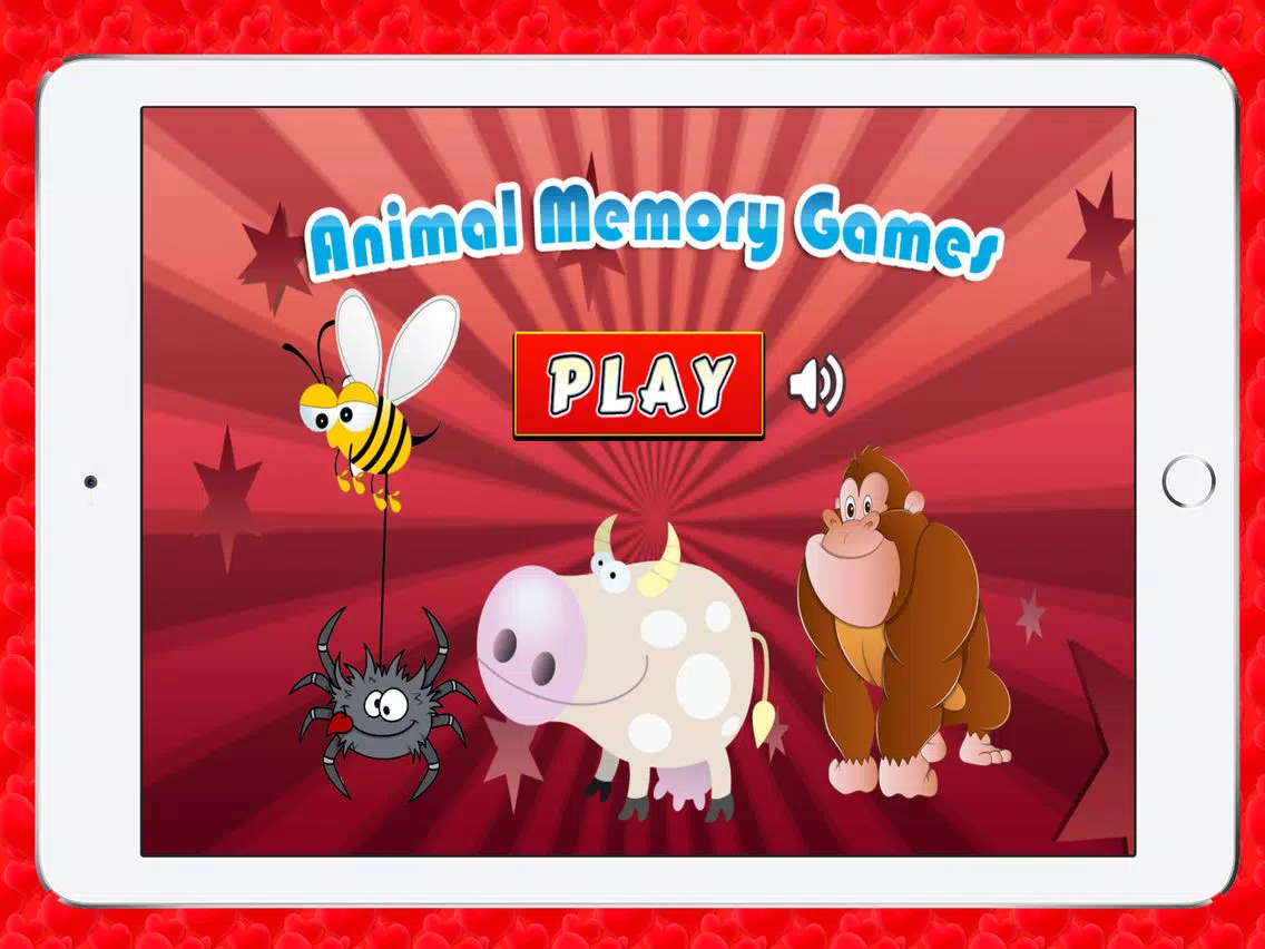 Matching Animals Memorize Games for Kids iPad 應用截圖