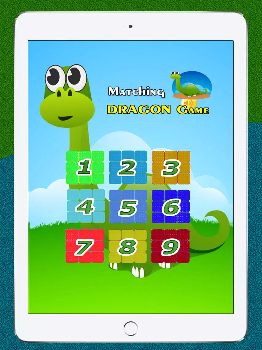 Matching Dragon World Memory Games for Kids iPad स्क्रीनशॉट