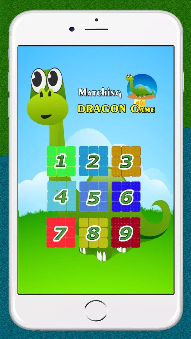 Matching Dragon World Memory Games for Kids स्क्रीनशॉट