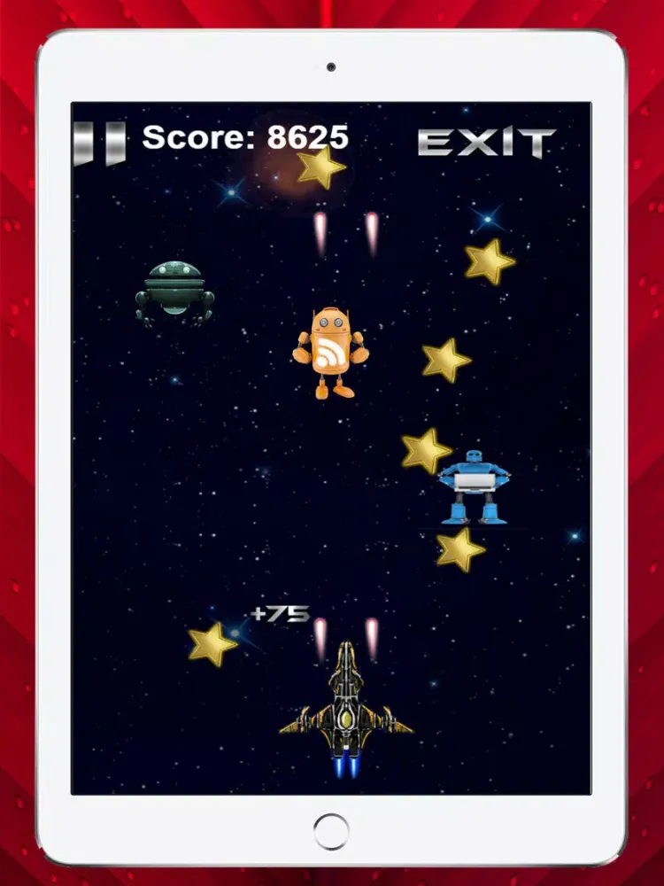 Robot War Machine in Galaxy Games iPad 应用截图