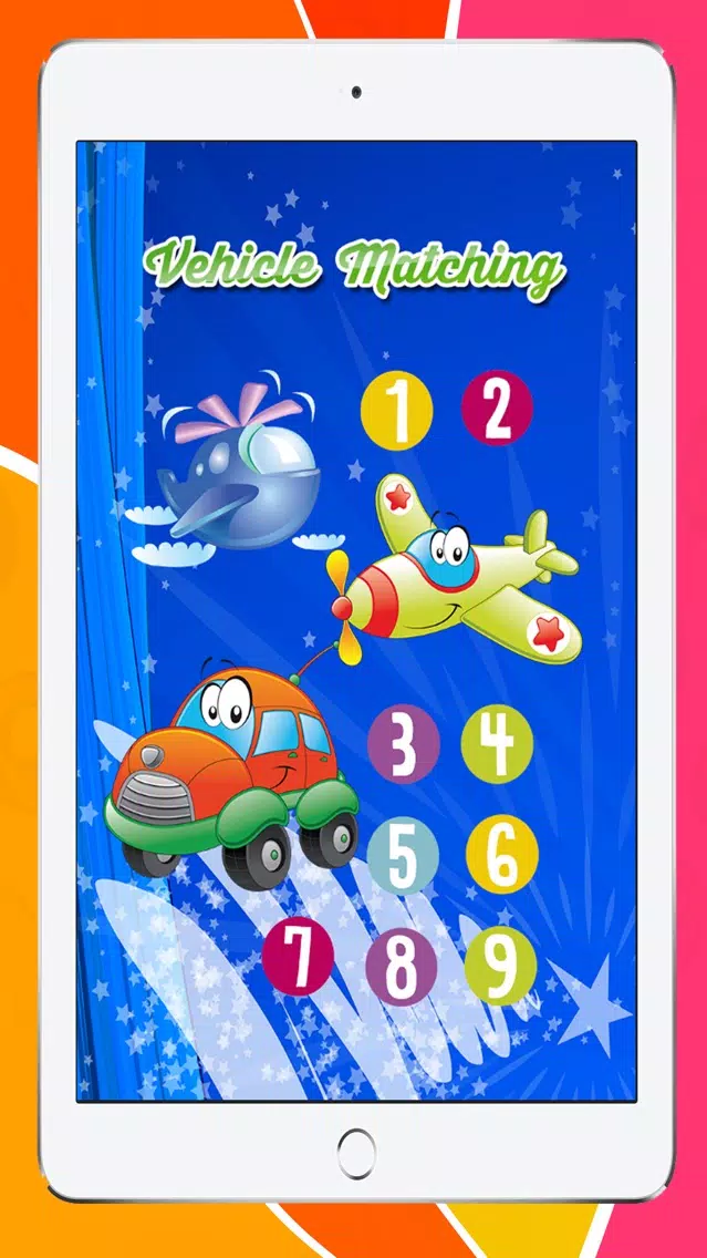 Matching Vehicle Cards Game for Kindergarten Free Screenshots