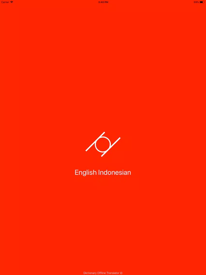 (English Indonesian Dict) iPad Screenshots