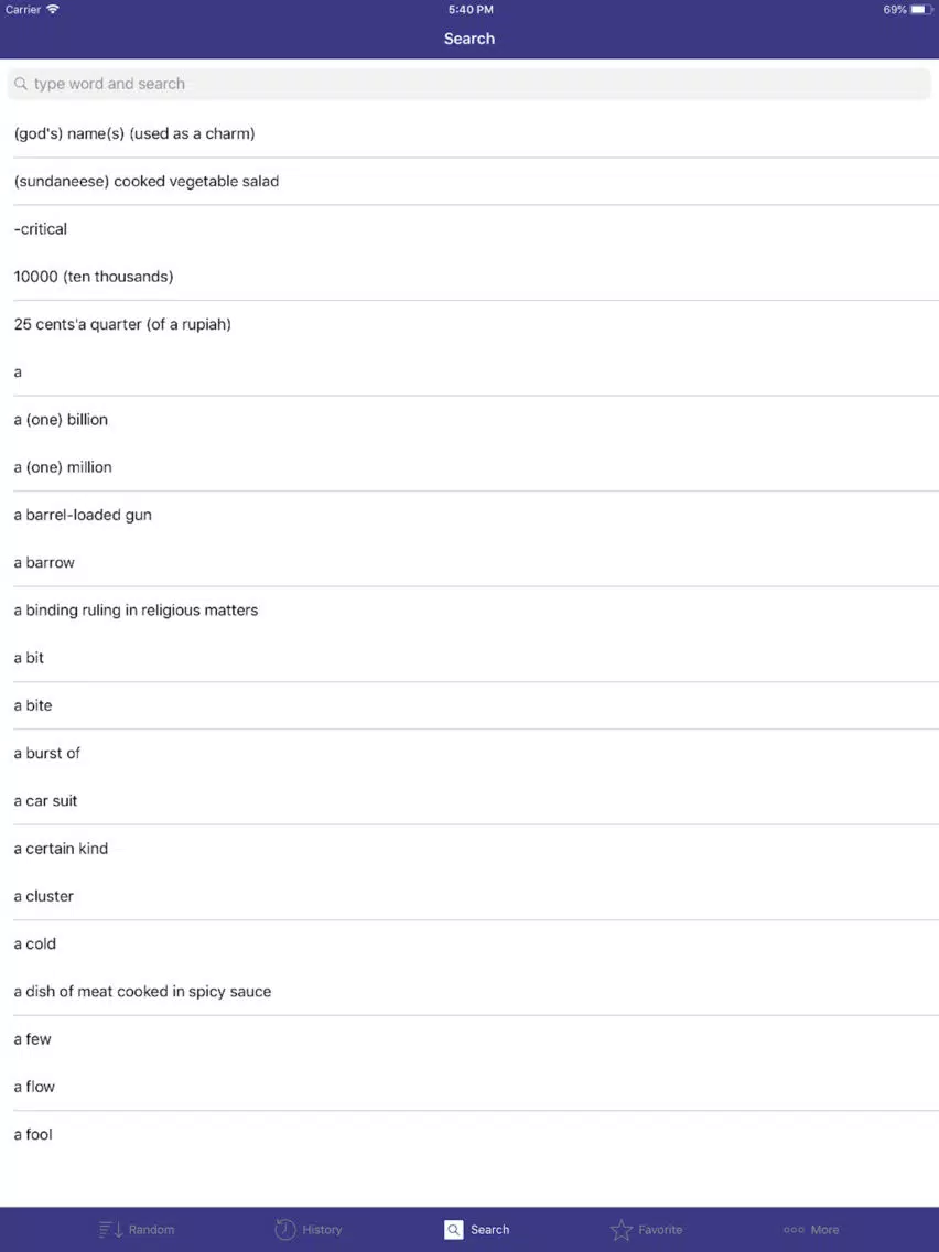 (English Indonesian Dict) iPad Screenshots