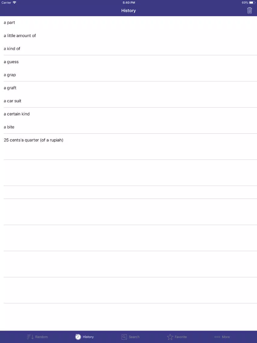 (English Indonesian Dict) iPad Screenshots