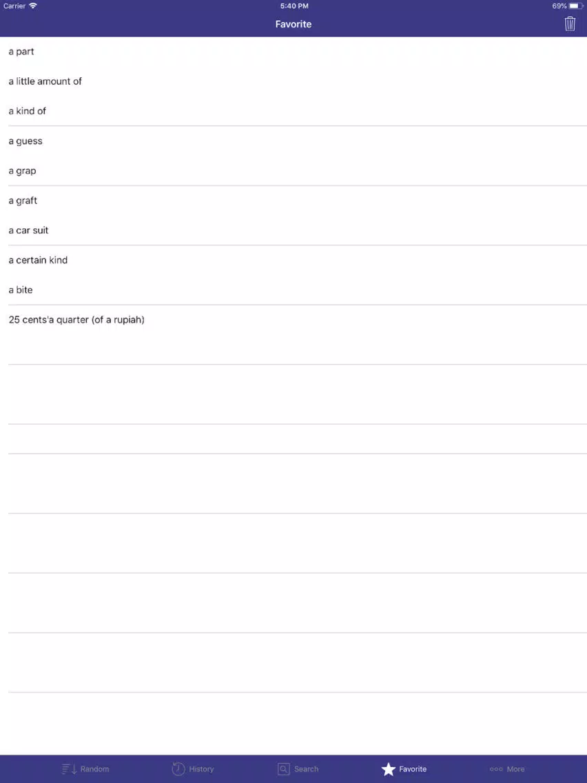 (English Indonesian Dict) iPad Screenshots
