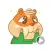 A Cute Hamster Stickers