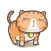 Lazy Fat Cat Stickers Pack