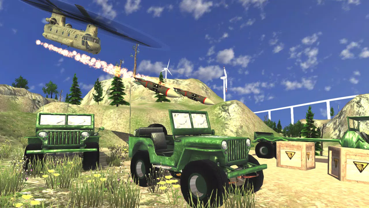 Army Helicopter Flying Screenshots