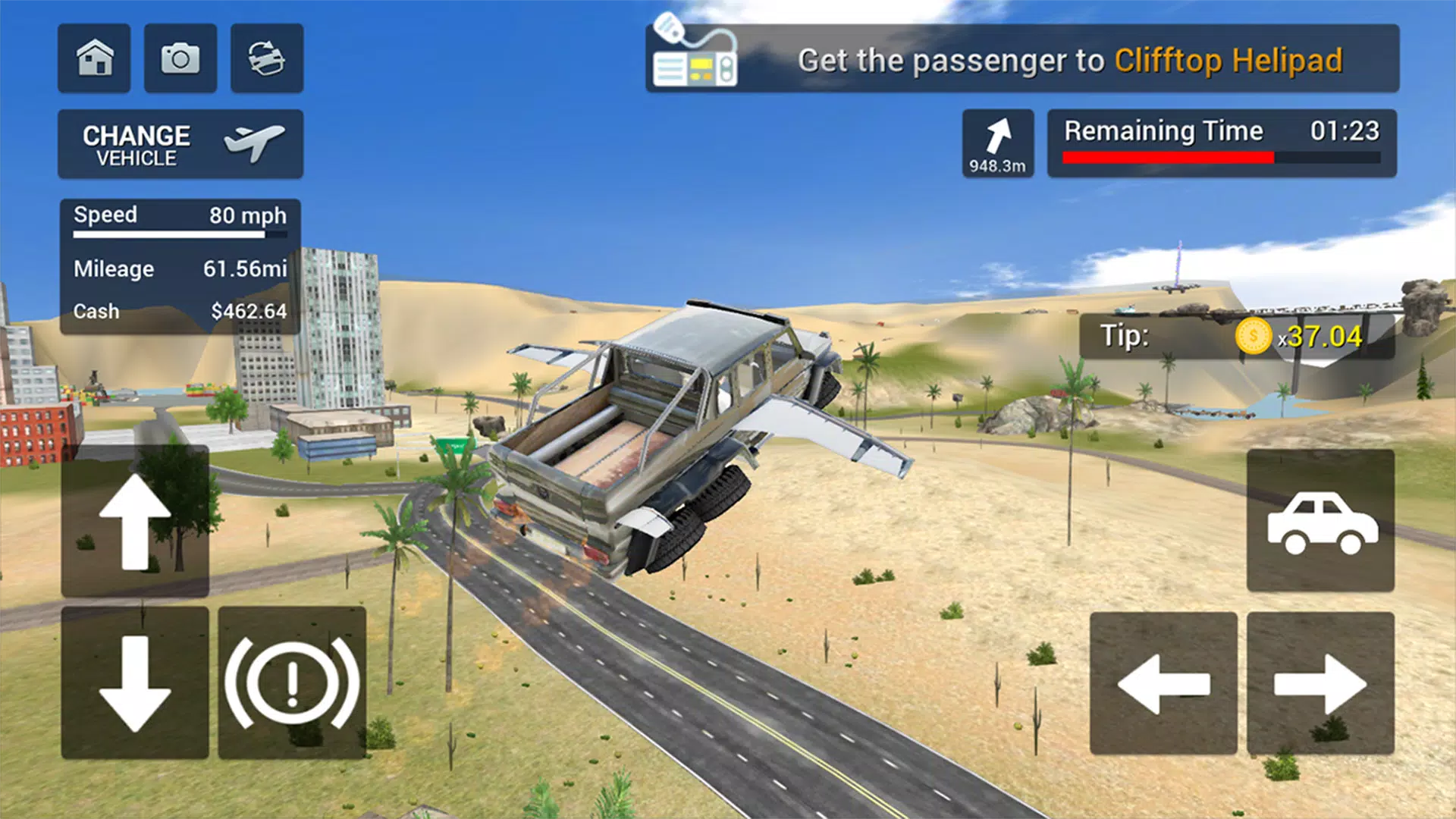 Flying Car Transport Simulator Screenshots