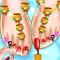 Christmas Toe Nailart andSalon