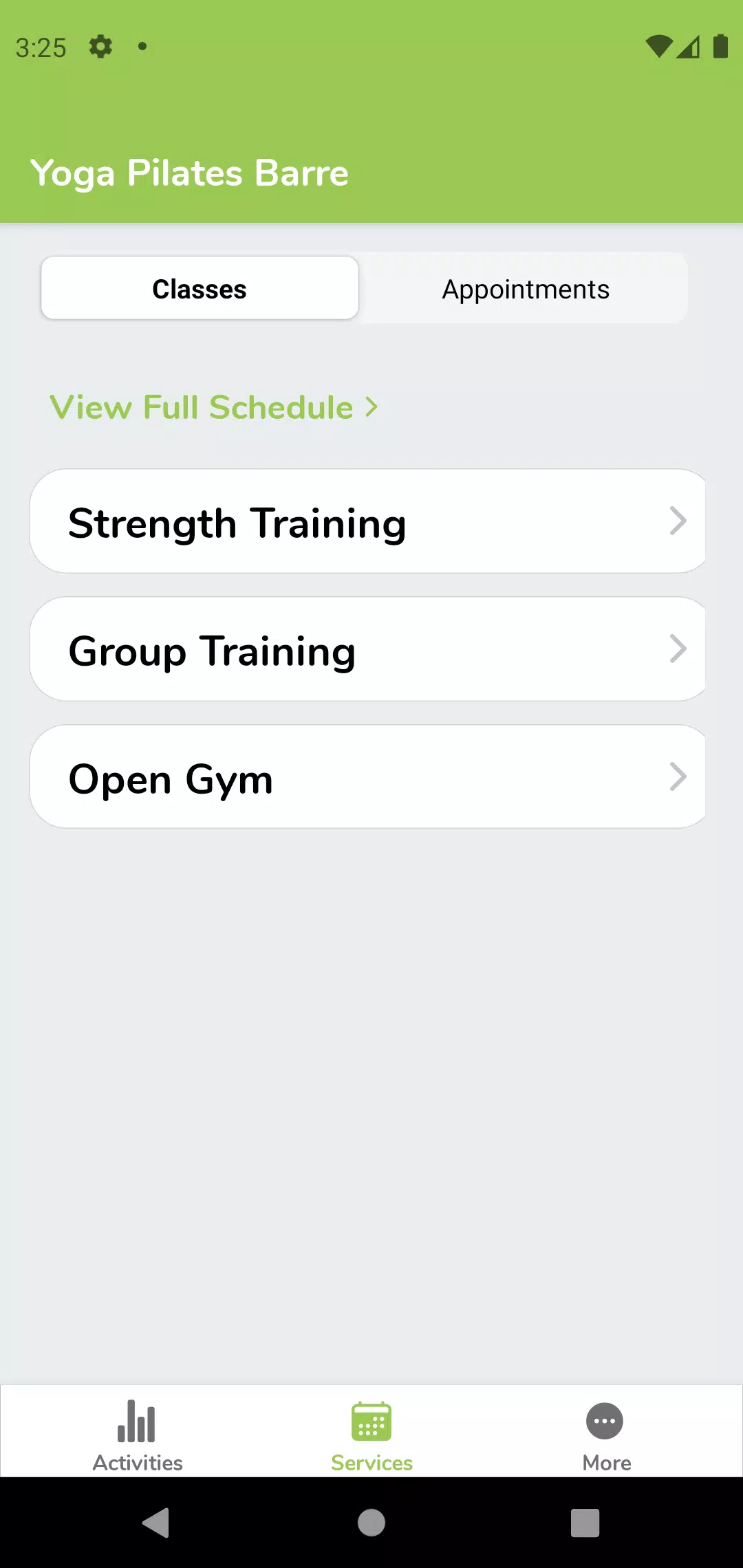 Yoga Pilates Barre Screenshots