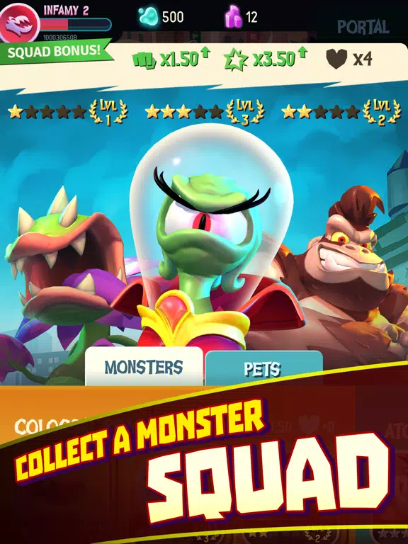 Captures d'écran de I Am Monster: Idle Destruction iPad 
