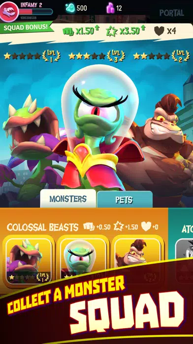 Captures d'écran de I Am Monster: Idle Destruction