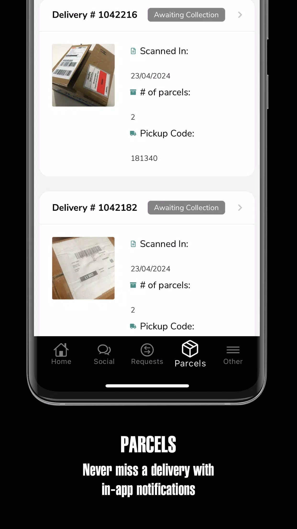 Hestia Resident App Screenshots