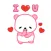 Pink Panda Stickers