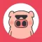 Pink Pig Stickers
