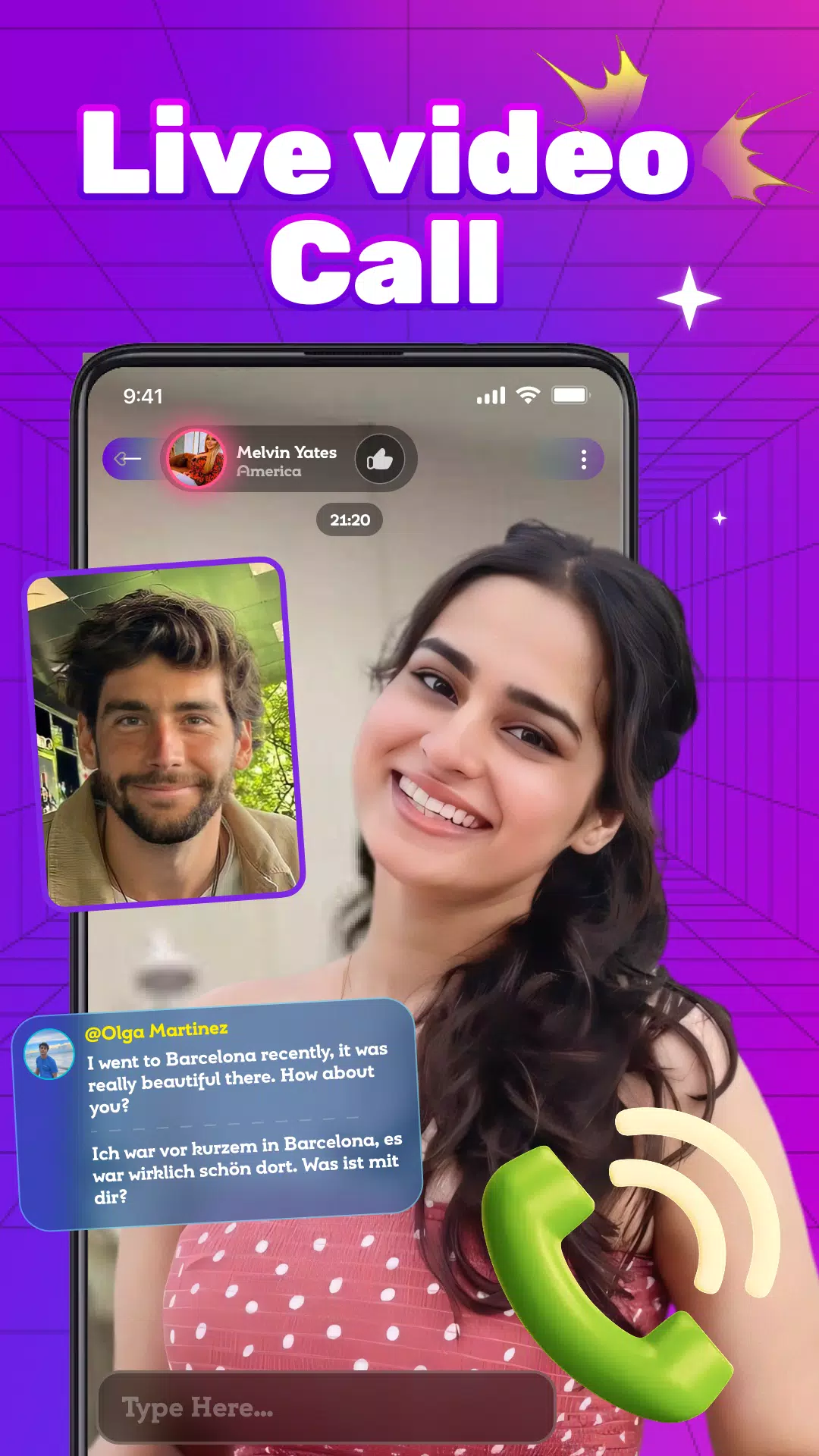 Pinkstar - Online Video Chat Screenshots