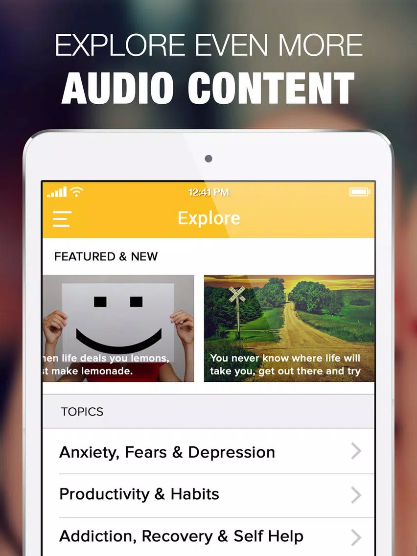 Ảnh chụp màn hình của Be Happy, Confidence & Self Esteem Audio Courses iPad