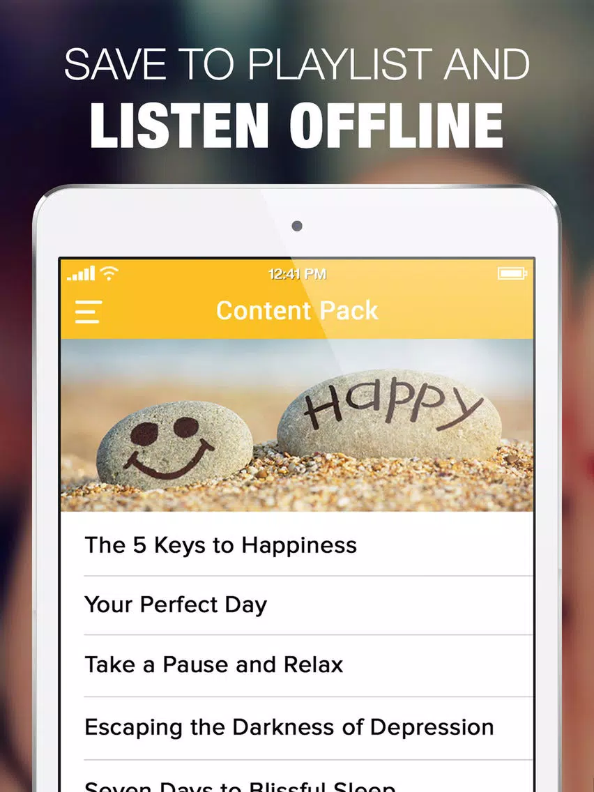 Ảnh chụp màn hình của Be Happy, Confidence & Self Esteem Audio Courses iPad