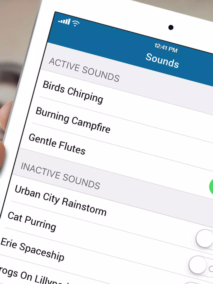 Relaxing Meditation Music & Calm Relaxing Sounds iPad Screenshots