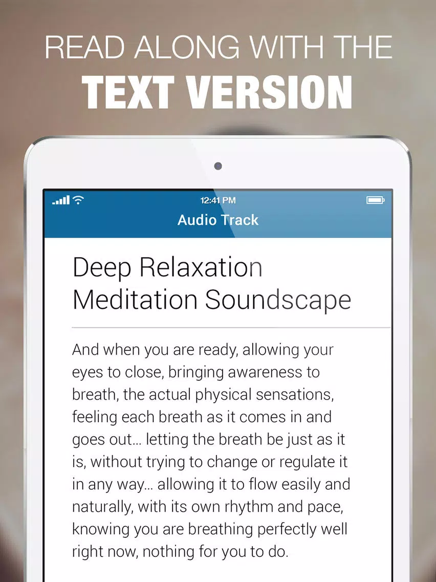 Relaxing Meditation Music & Calm Relaxing Sounds iPad Screenshots