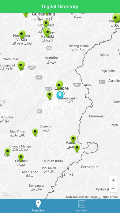 Digital Directory Screenshots