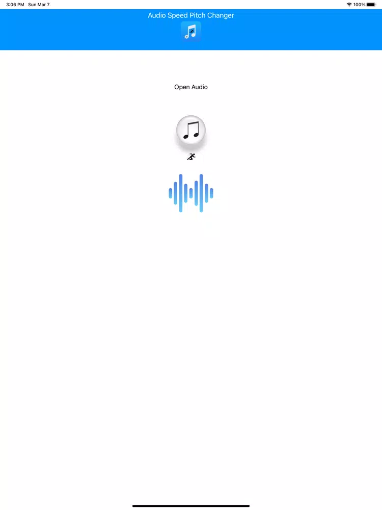 Audio Speed Pitch Changer iPad Screenshots