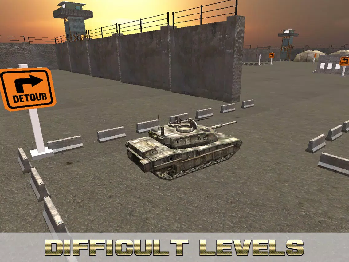 Military Tank Real Parking iPad  स्क्रीनशॉट