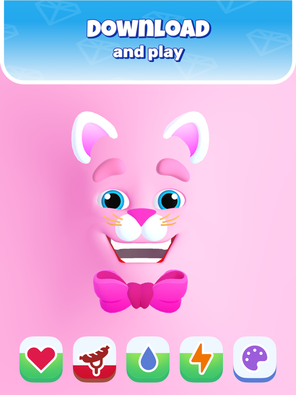 Tangkapan layar My Talking Slimy: Slime Cat 3D iPad 
